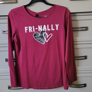 Justice long sleeve t-shirt